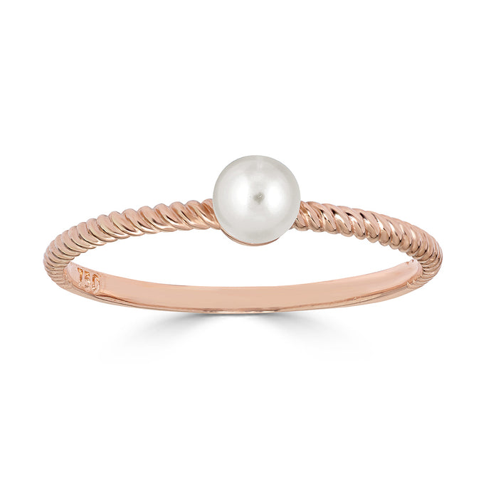 Pearl Twist Ring