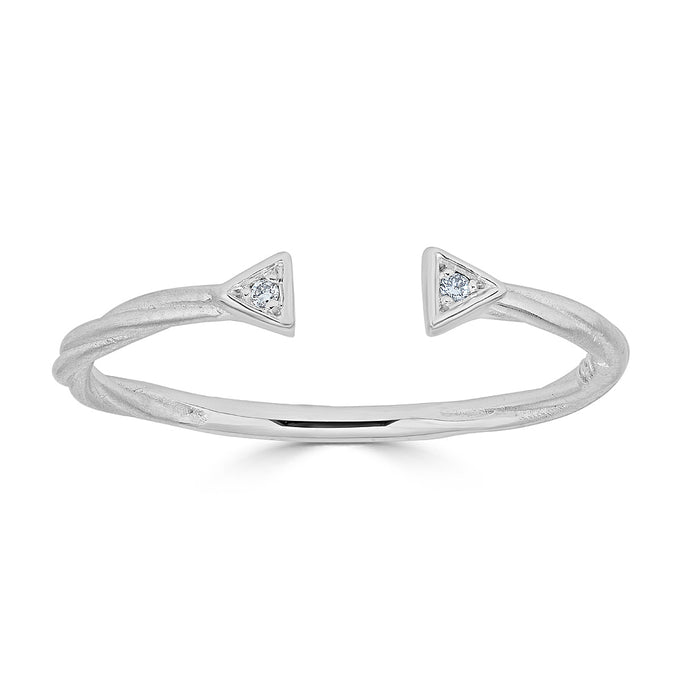 Delta Diamond Ring