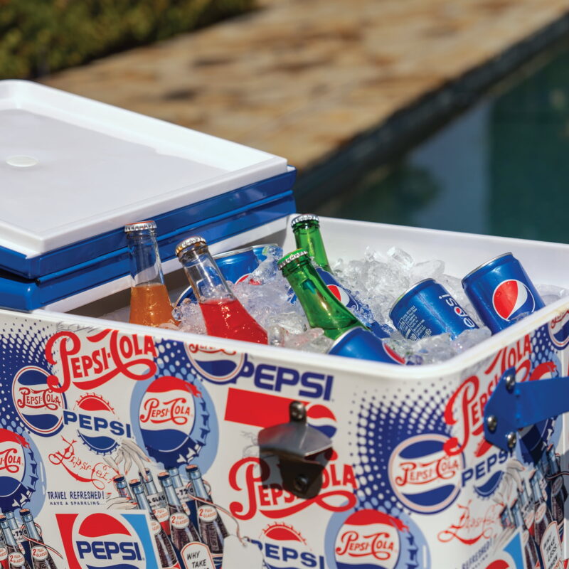 Pepsi 80-Quart Patio Cooler - Heritage Edition - Image 3