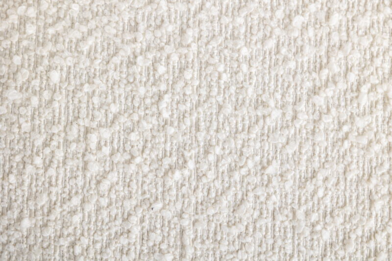 Roundhill Furniture Winnie Modern Teddy Boucle Fabric Barrel Chair, 360 Degree Swivel, White - Image 3
