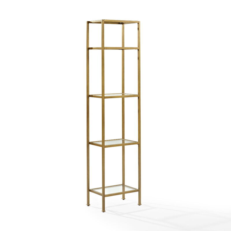 Crosley Furniture Aimee Narrow Etagere Bookcase - Image 5
