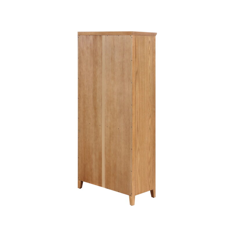 My Texas House Haven 5-Shelf Bookcase, Warm Brown Finish - Image 5