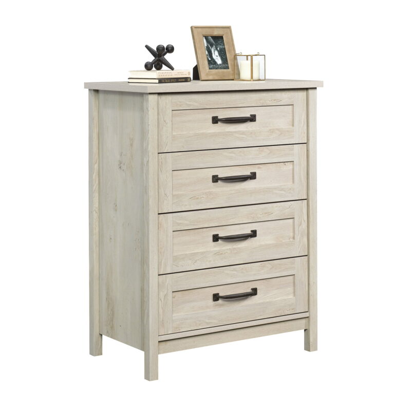 Better Homes & Gardens Modern Farmhouse 4-Drawer Dresser, Rustic White Finish - Image 7