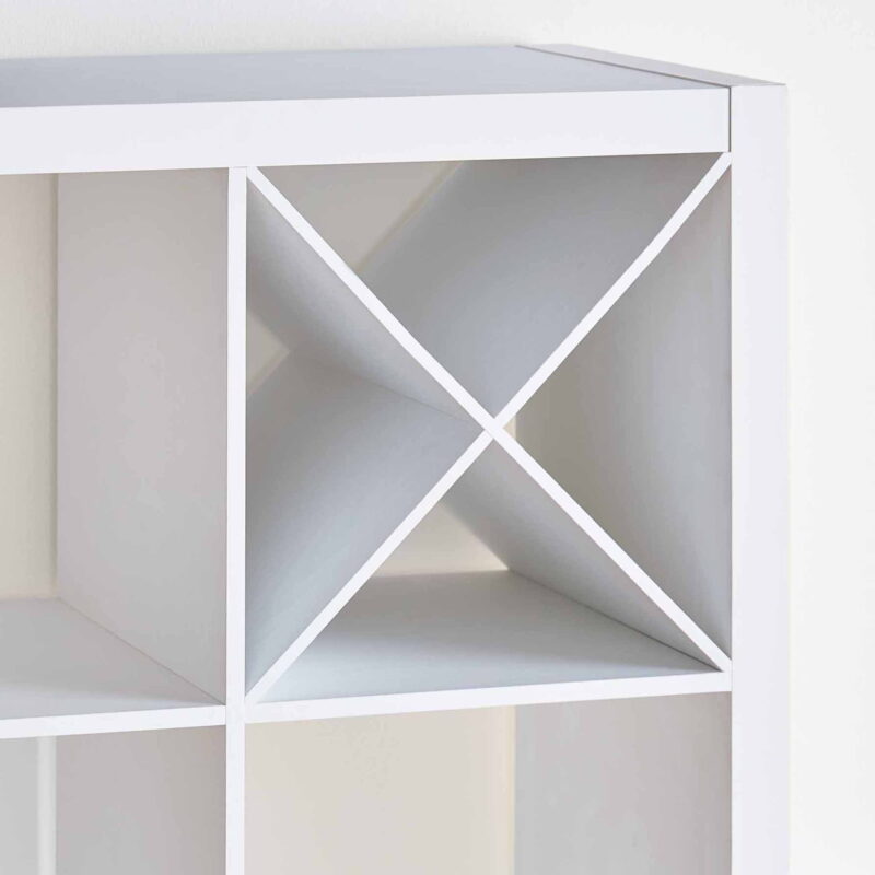 Better Homes & Gardens 8 Cube Organizer with 4 X Shelf Inserts, White Texture - Image 7