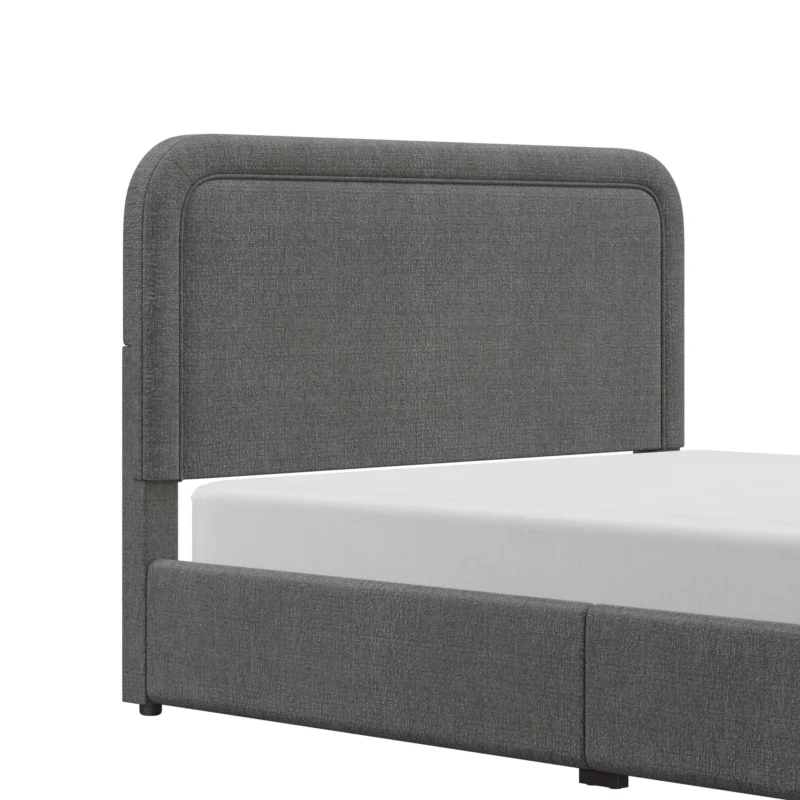 Better Homes & Gardens Juliet Queen Platform Bed, Gray - Image 2