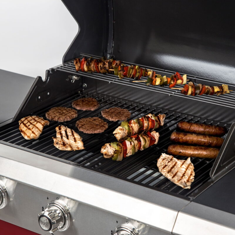 Dyna Glo 3 Burner Red Propane Gas Grill - Image 2