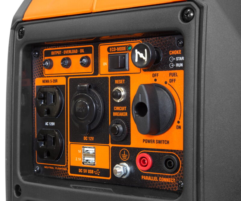 WEN Super Quiet 2350-Watt Portable Inverter Generator with Fuel Shut off, CARB Compliant, Ultra Lightweight - Image 4