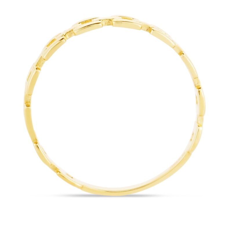 Karat Rush 14KT Yellow Gold 1.5-3mm Basket Weave Ring - Image 2