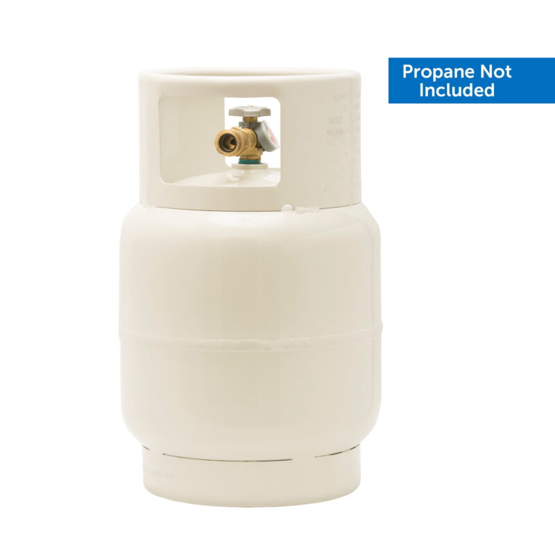 Flame King 20LB Empty Floor Buffer Steel Propane Tank Cylinder, Vapor Valve & Level Gauge - Image 4