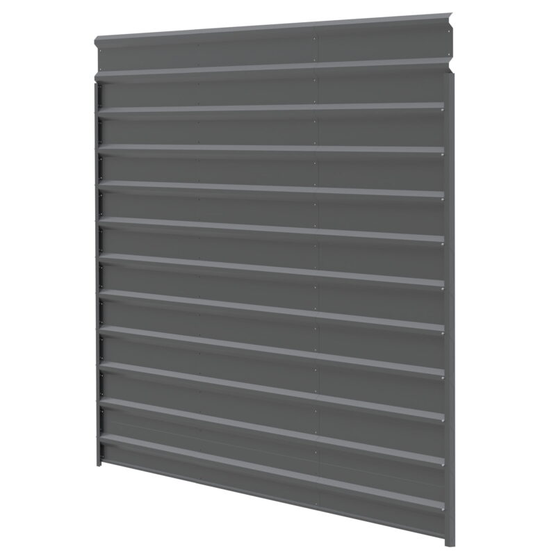 15X9 Single Wall Kit For Arrow Steel Carport 15' Long