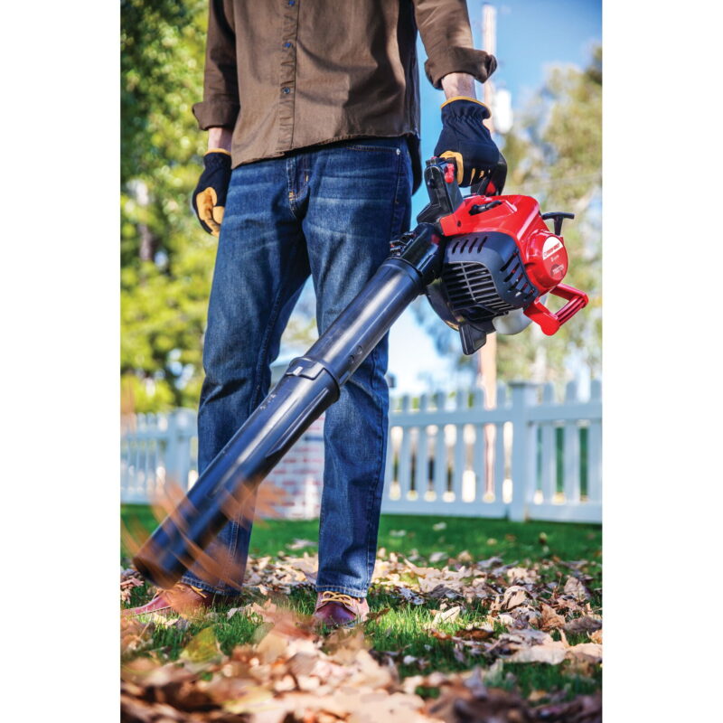 Troy-Bilt 2-Cycle Leaf Blower/Vac/Shredder, 27cc, 450 CFM - Image 7