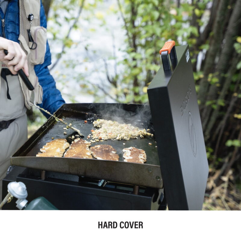 Blackstone Adventure Ready 2-Burner 22" Propane Griddle with Hard Cover in Black - Image 7