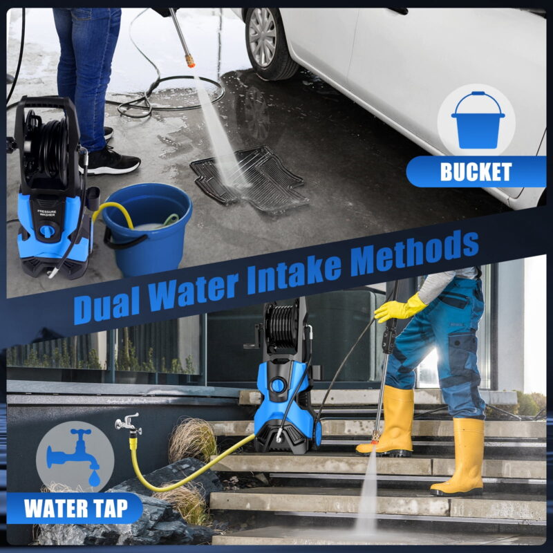 Fenbeli 5000PSI at 2.8 GPM Electric High Pressure Washer Machine 110V for Cleaning Decks - Image 2