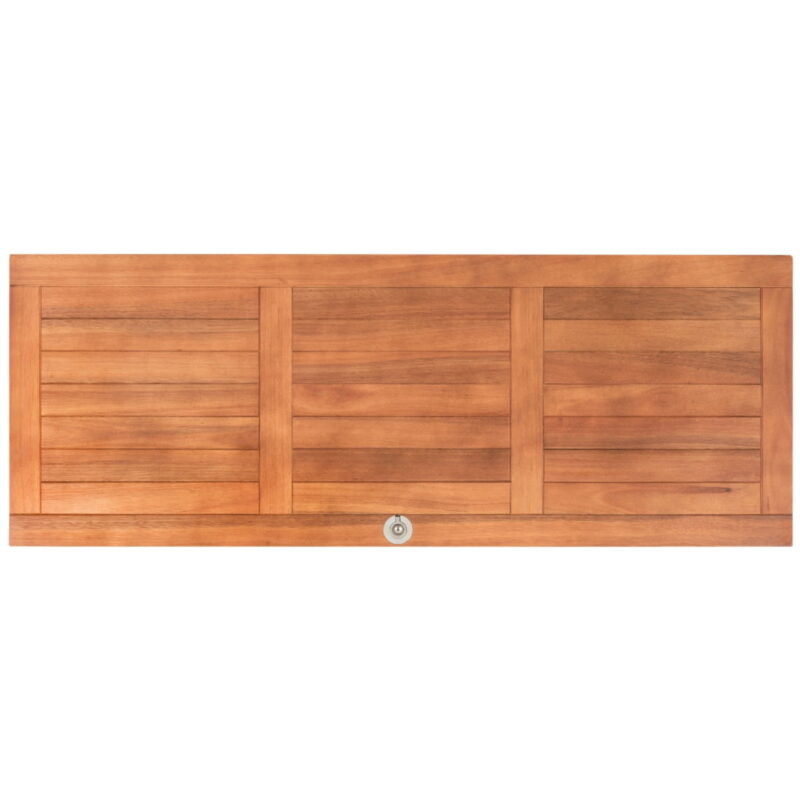 Safavieh Safavieh Outdoor Durable Eucalyptus Frame Wooden Deck Box, Natural - Image 6