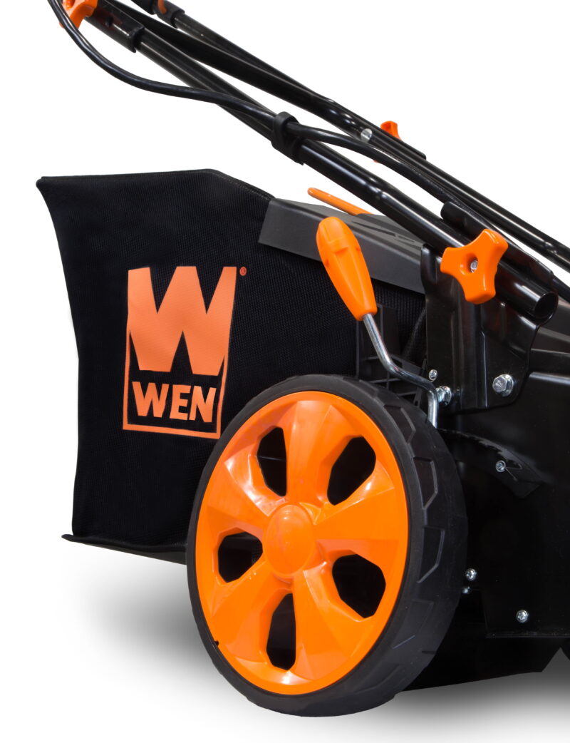WEN 40V Max Lithium Ion 21-Inch Cordless 3-in-1 Lawn Mower with Two Batteries, 16-Gallon Bag and Charger - Image 7