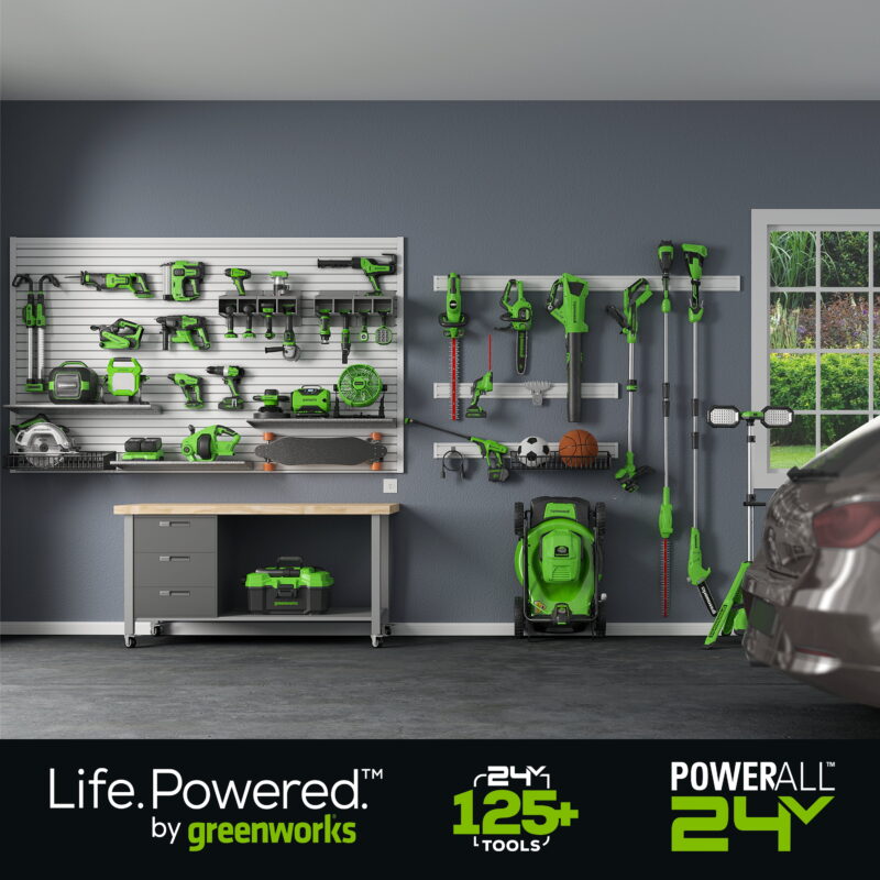 Greenworks 48V 20" Brushless Battery-Powered Lawn Mower + Two (2) 4.0Ah USB Batteries and Charger - Image 3