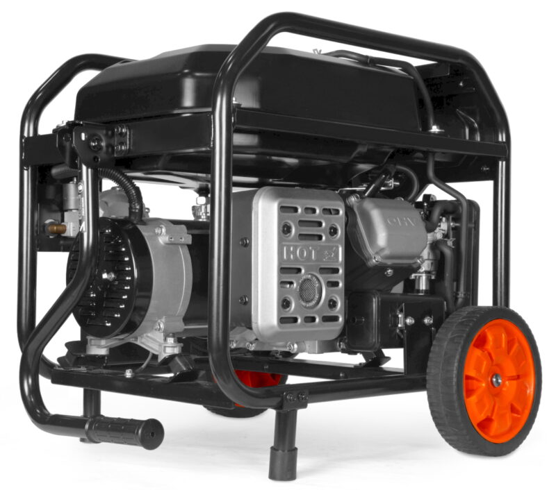 WEN 5,600-Watt Dual Fuel Portable Generator with Wheel Kit, Electric Start, and CO Watchdog (DF5600X) - Image 5