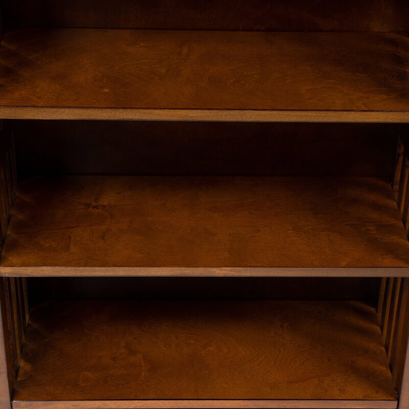 Furniture of America Aziz 5-Shelf Bookcase, Antique Oak - Image 7