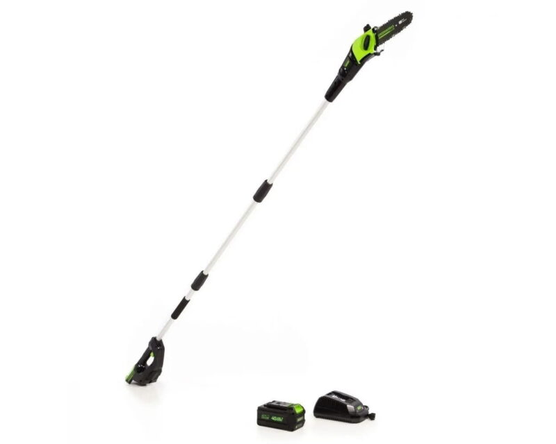 Greenworks 40V 8" Cordless Pole Saw with 2.0 Ah Battery and Charger Gen II 1403702 - Image 2