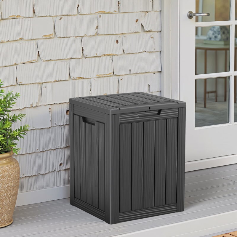 MAYEERTY Outdoor Storage Shed, Tool Storage Room for Outdoor, Removable Shelf - Image 7