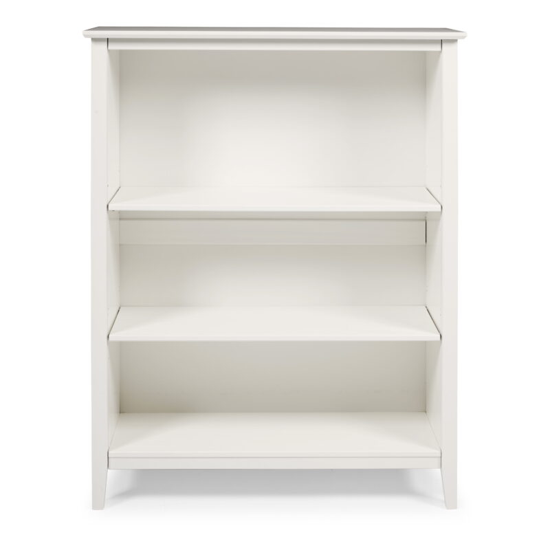 Alaterre Furniture Simplicity 48" Wood 3-Shelf Bookcase in White - Image 6