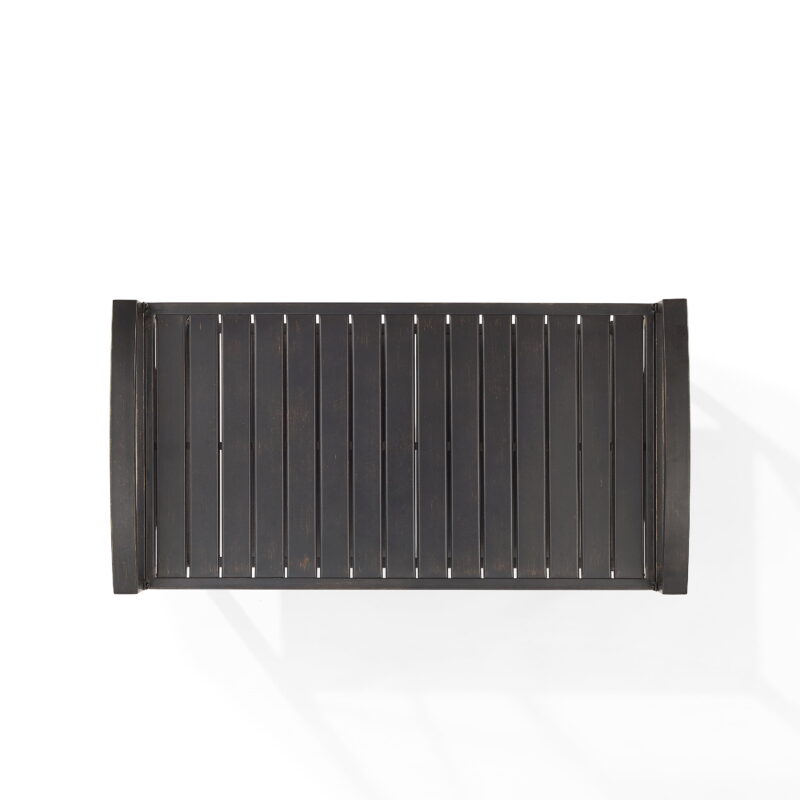 Kaplan Outdoor Metal Bar Cart Oil Rubbed Bronze - Image 2