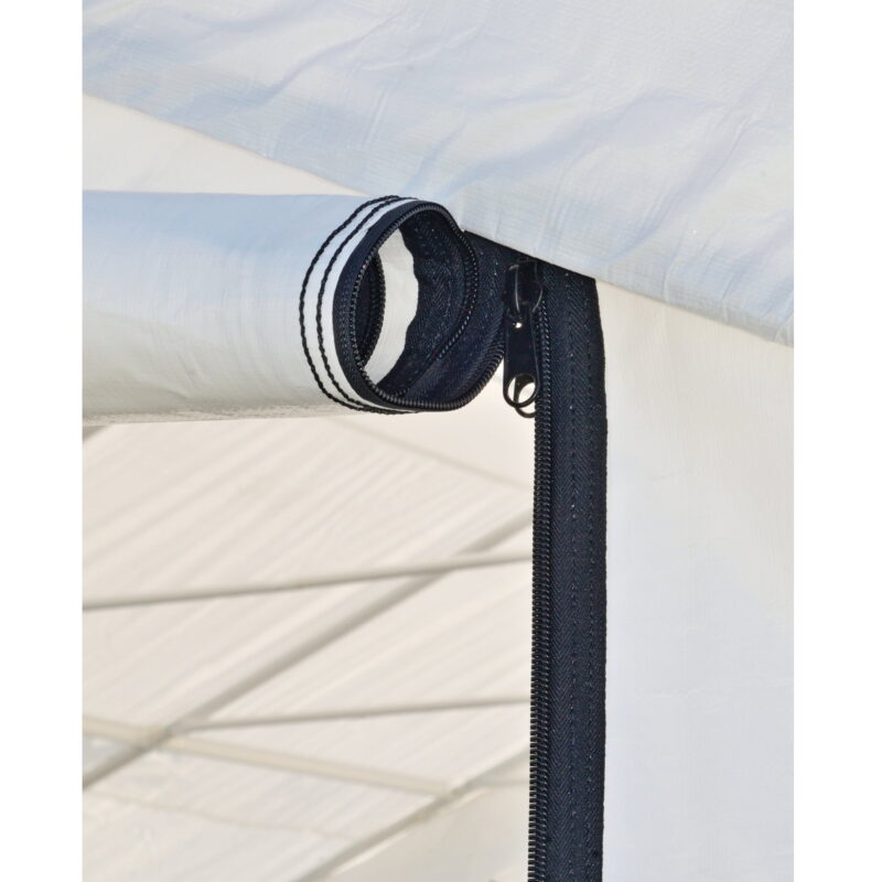 ShelterLogic 1840 White Canopy Enclosure Kit, FR Rated - Image 7