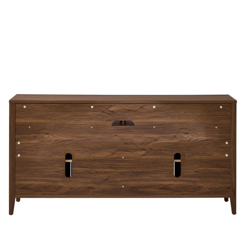 Better Homes & Gardens Trellis TV Stand for TVs up to 65", Walnut - Image 5