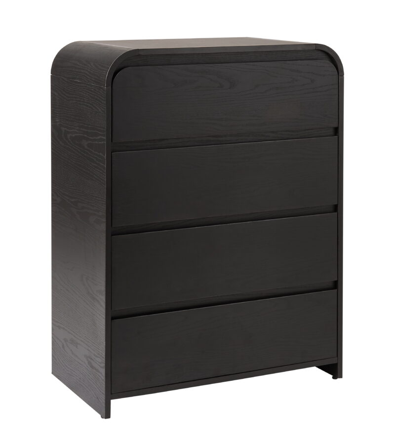 Better Homes & Gardens Juliet 4 Drawer Dresser, Rich Black Finish - Image 4