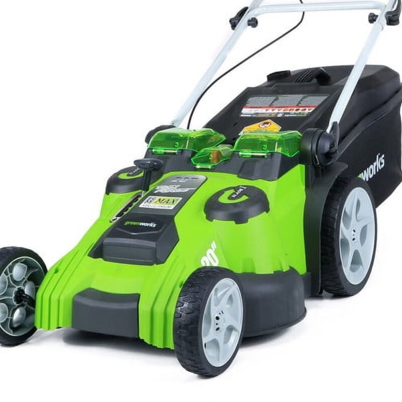 Greenworks 20-Inch 40V G-MAX Cordless Lithium-Ion 2-in-1 Twin Force Lawn Mower, Batteries Included 25302 - Image 5