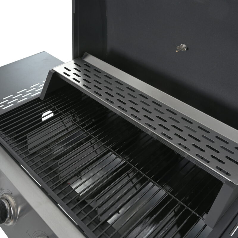 4 Burner Propane Gas Grill, Barbecue Grill , Stainless Steel - Image 5