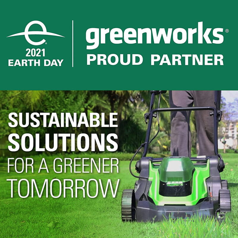 Greenworks 48V (2x24V) 17" Battery Push Mower + 2 x 24V 4Ah Batteries & Dual Port Charger 2526302 - Image 2