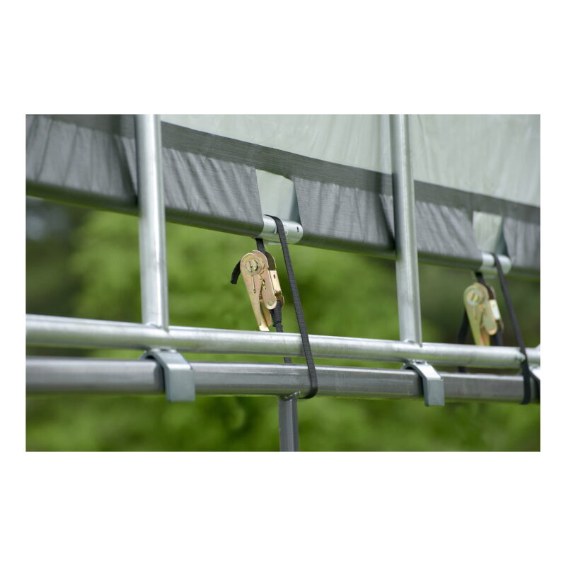 Corral Shelter Livestock Shade 10 x 10 ft. Powder Coated Green - Image 4