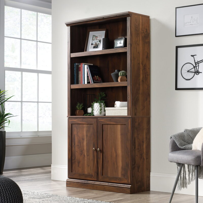 Sauder Select Bookcase, Grand Walnut Finish - Image 3
