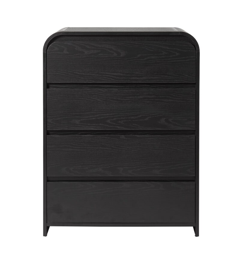 Better Homes & Gardens Juliet 4 Drawer Dresser, Rich Black Finish - Image 2