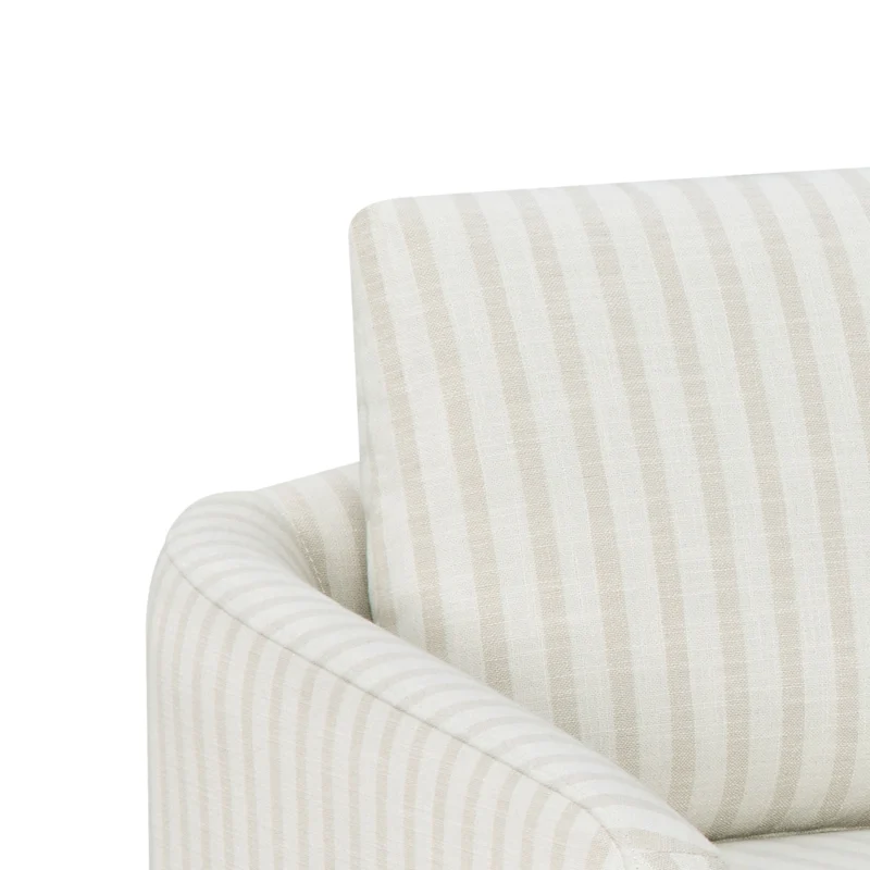 Beautiful Drew 72.2" Sofa by Drew Barrymore for Adults, Striped Linen - Image 5