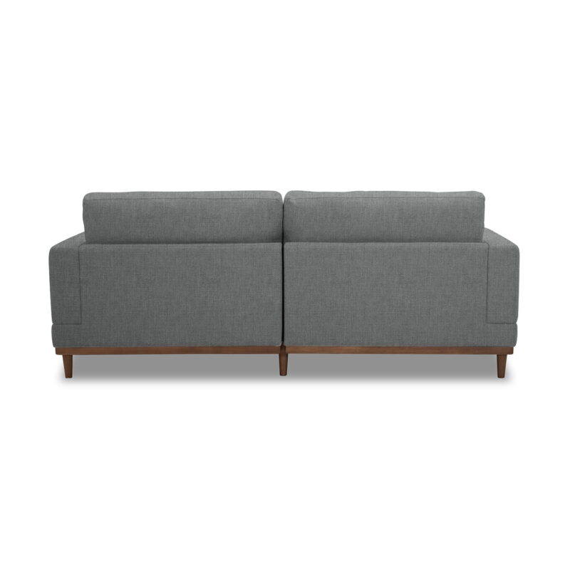 Better Homes & Gardens Springwood Wood Frame 83.46" Couch, Gray - Image 6