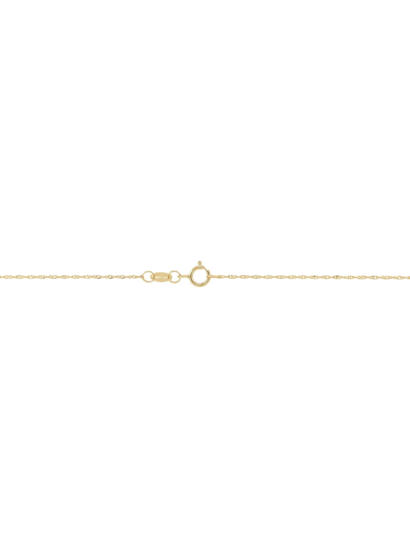 Brilliance Fine Jewelry 10K Two Tone Gold Love Bar, Flower, Puffed Heart Necklace,19" - Image 4