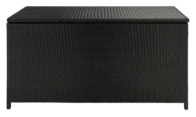 SAFAVIEH Oliveira Outdoor Patio Cushion Box, Black/White - Image 7