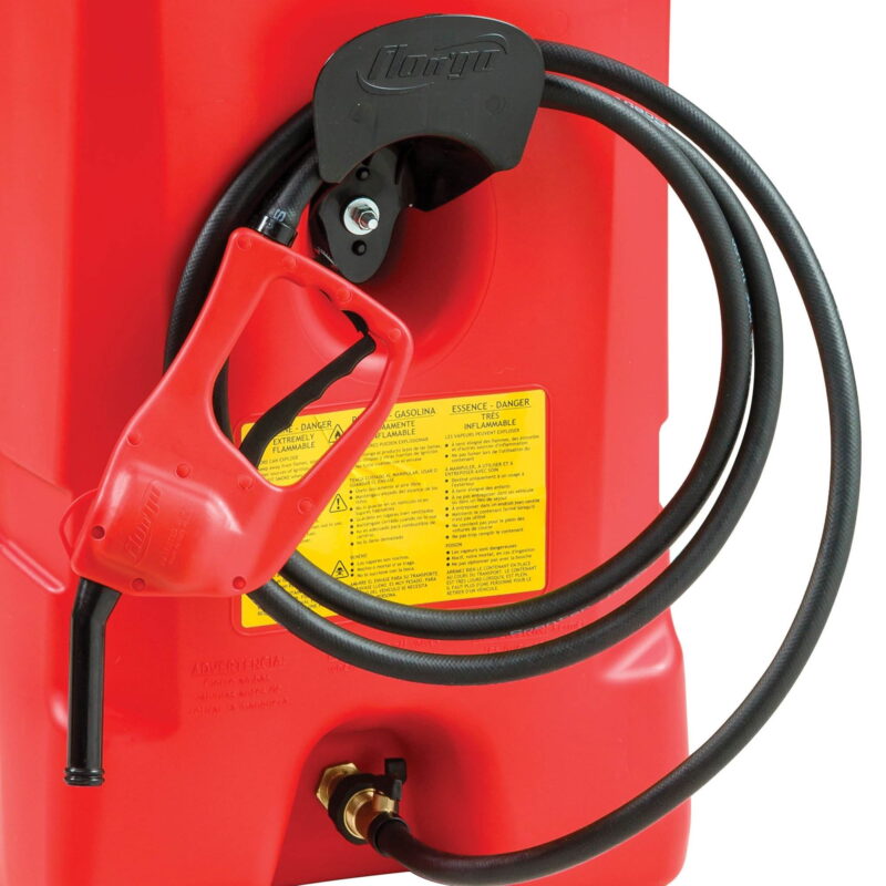 Scepter Flo N Go Duramax 14 Gallon Wheeled Siphoned Pump or Gravity Fed Gas Can Caddy. 14 Gallon Capacity. - Image 6