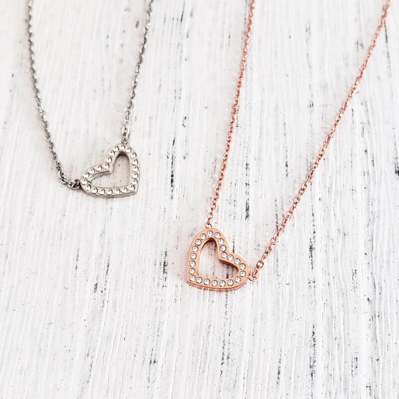To My Other Mother Mother's Day Card Necklace, Step Mom Mother's Day Jewelry, Gift for Step Mom, Gift for Her, Mother's Day Present [Silver Heart, 18" Chain] - Image 3
