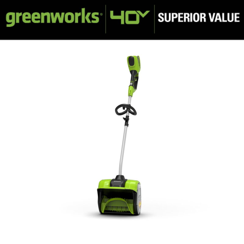 Greenworks 40V 12" Single-Stage Battery Powered Push Snow Blower 2600702 - Image 3