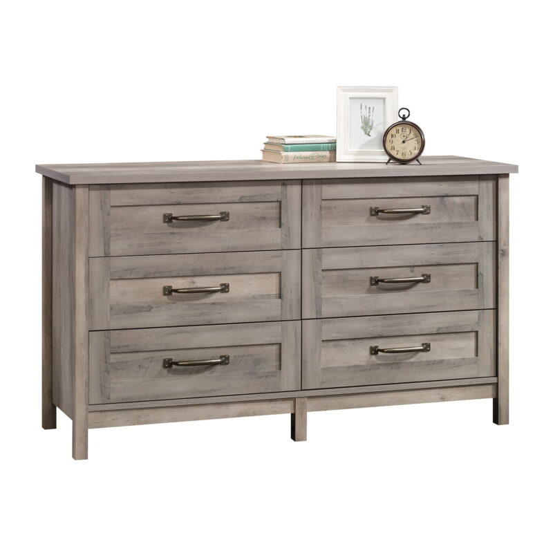 Better Homes & Gardens Modern Farmhouse 6-Drawer Dresser, Rustic Gray Finish - Image 7