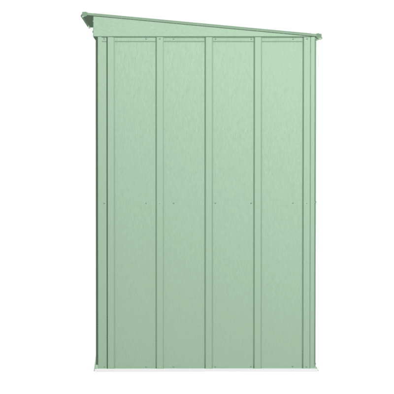 Arrow Classic Steel Storage Shed, 6x4, Sage Green - Image 6