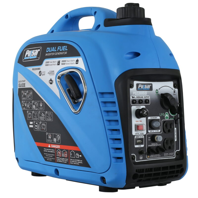 Pulsar 2,200 Watt Dual-Fuel Portable Inverter Generator - CARB Compliant - Image 4