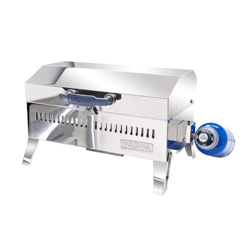 Magma A10-703 Marine Kettle Cabo Gas Grill | Portable Stainless Steel Boat BBQ | Propane Grill for Small Boats & RVs - Image 2
