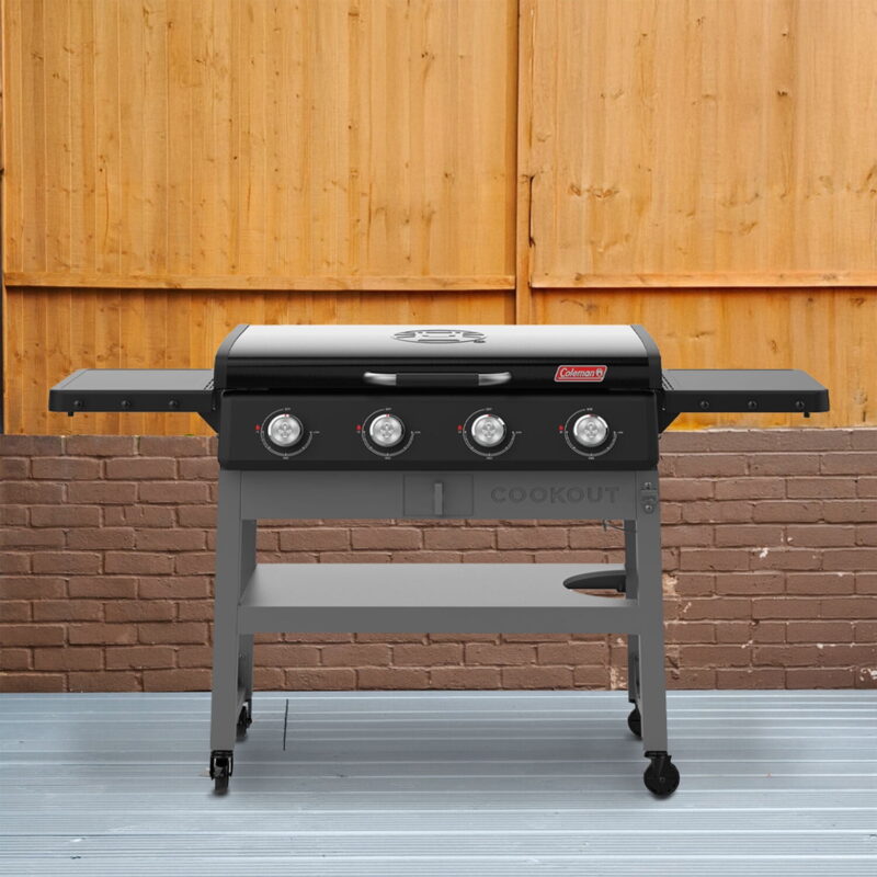 Coleman 4 Burner Gas Griddle Grill, Black, CO-550GG - Image 3