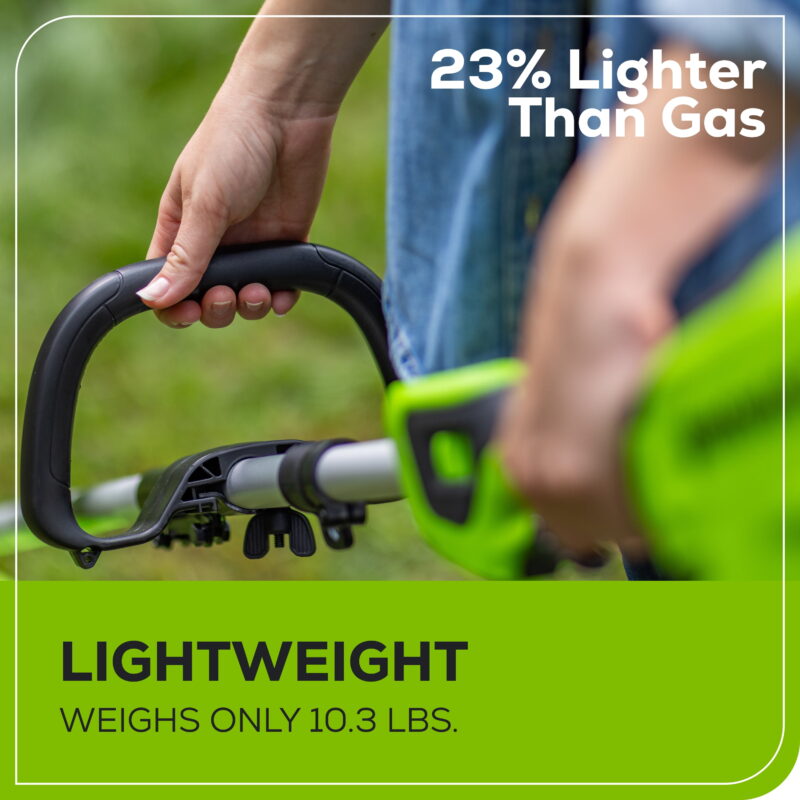 Greenworks 60V 8" Edger with (1) 2.5Ah Battery & Charger 2703302 - Image 7