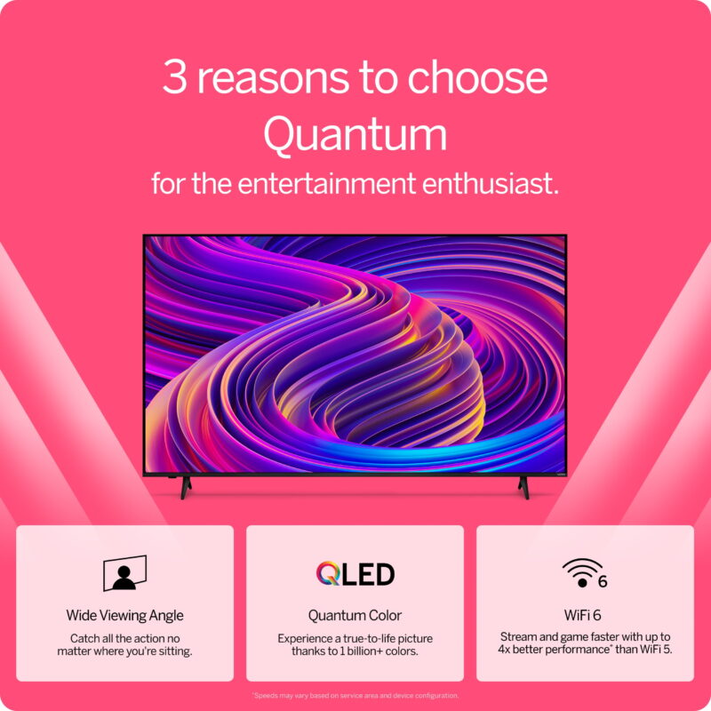 VIZIO 75" Class Quantum 4K QLED HDR Smart TV (NEW) M75Q6-L4 - Image 4