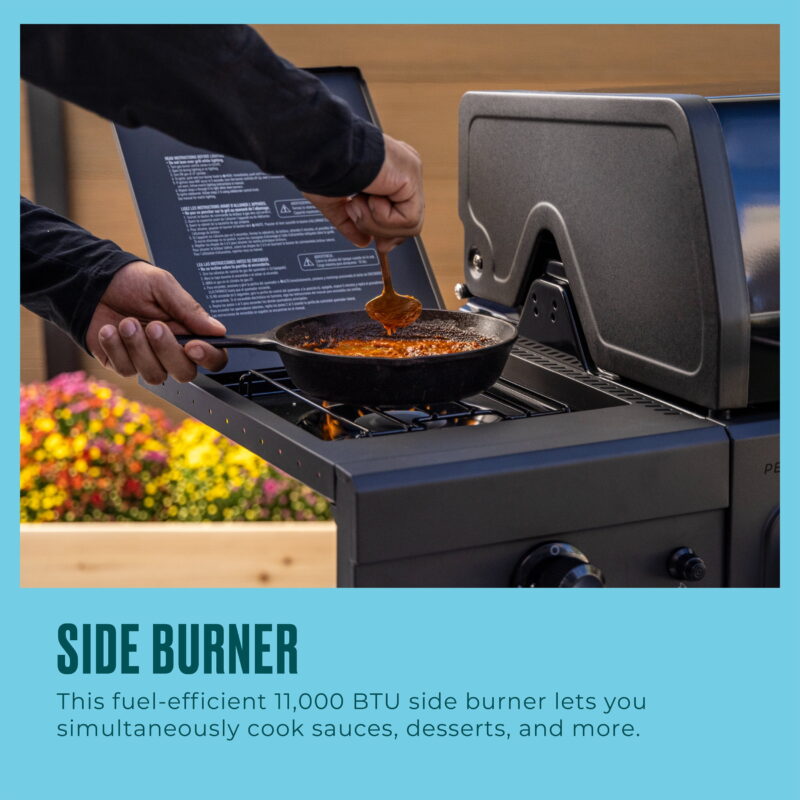 Charbroil Performance Series FlavorMax 4-Burner Gas Grill with Side Burner - Image 4
